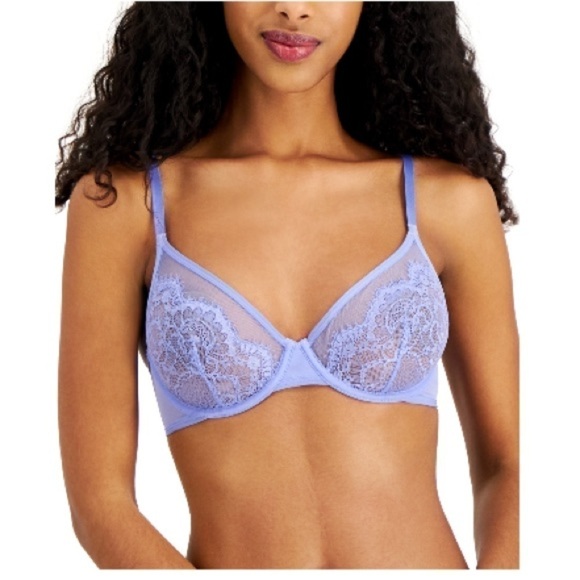 New I.N.C. INTERNATIONAL CONCEPTS
Underwire Lace Bra, Lolite Small - Picture 1 of 4